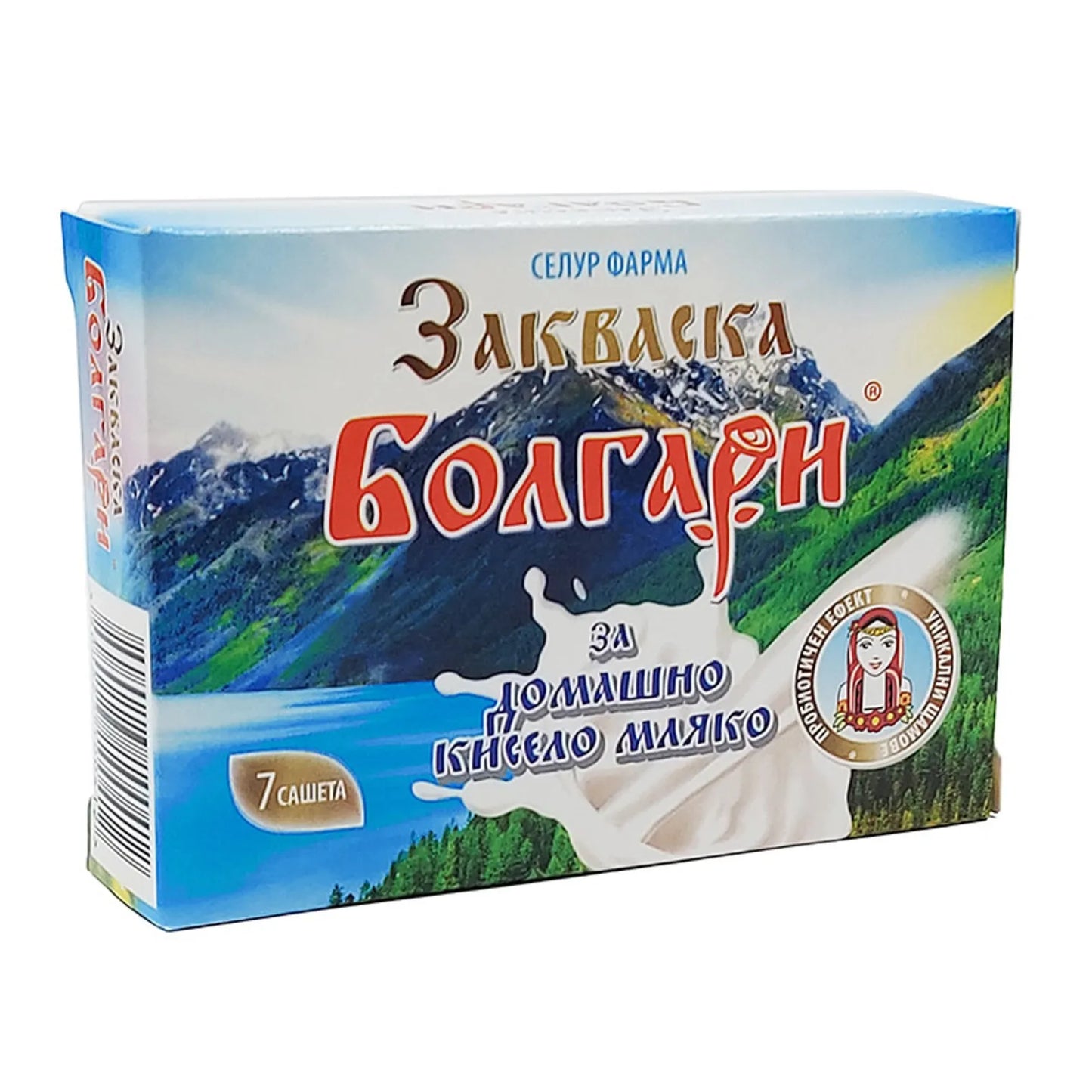 Закваска Болгари за домашно кисело мляко 7 сашета