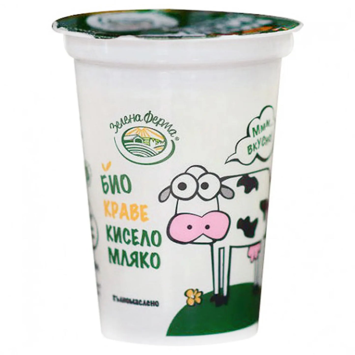 Био краве кисело мляко 3,6% 370г