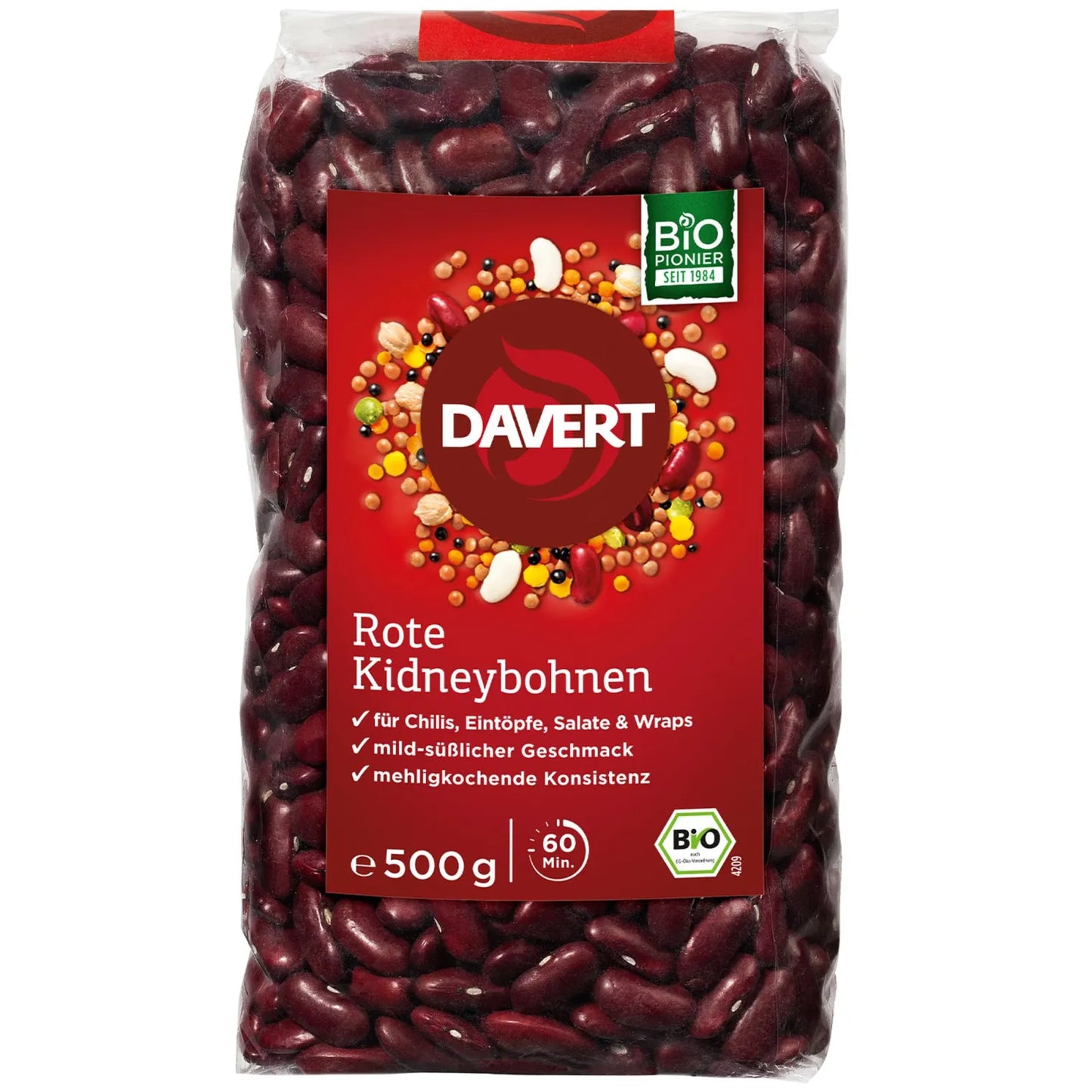Био червен боб кидни 500г